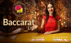 Baccarat live dealer table