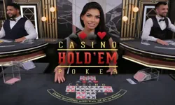 Casino Hold'em live poker table